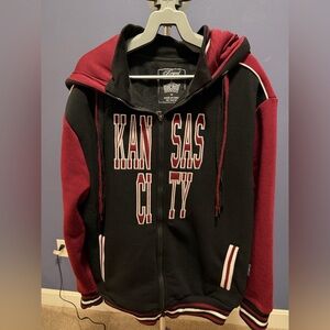 Kansas City Black and Red Hoodie